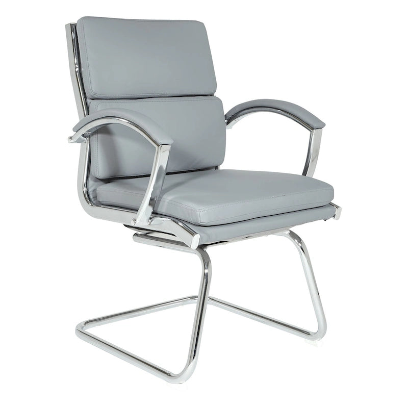 Chaise Visiteur Dossier Mi-Hauteur Similicuir