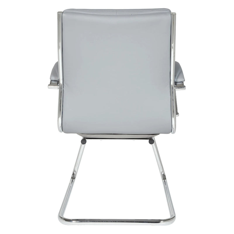 Chaise Visiteur Dossier Mi-Hauteur Similicuir