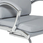 Chaise Visiteur Dossier Mi-Hauteur Similicuir