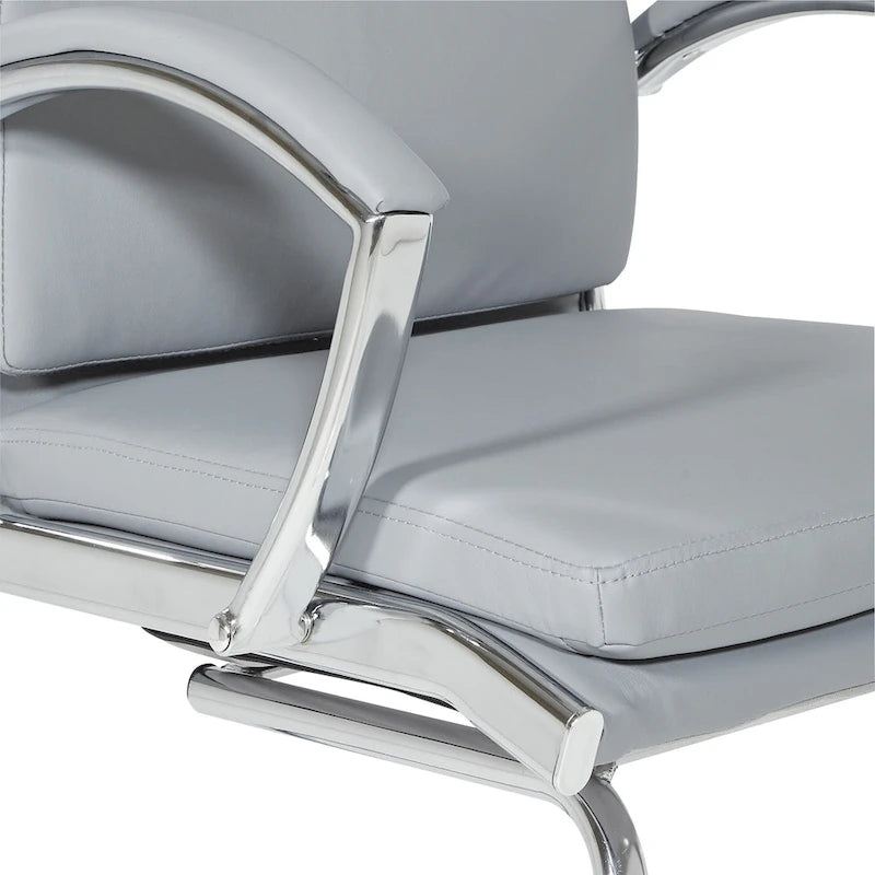 Chaise Visiteur Dossier Mi-Hauteur Similicuir