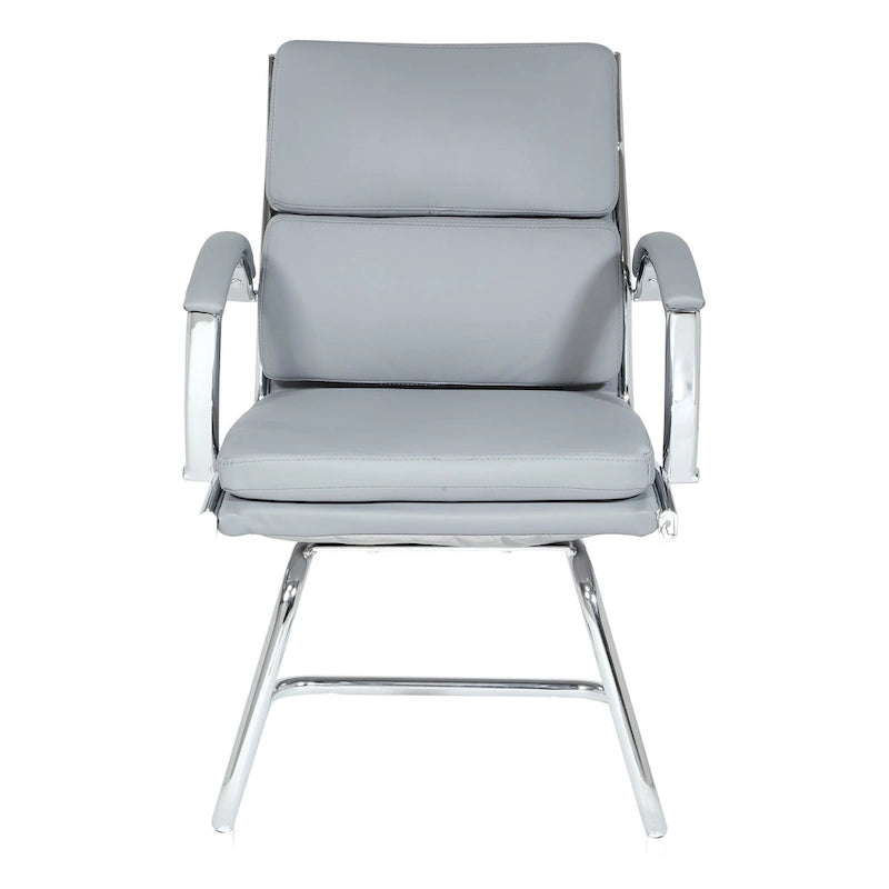 Chaise Visiteur Dossier Mi-Hauteur Similicuir