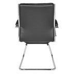 Chaise Visiteur Dossier Mi-Hauteur Similicuir