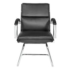 Chaise Visiteur Dossier Mi-Hauteur Similicuir