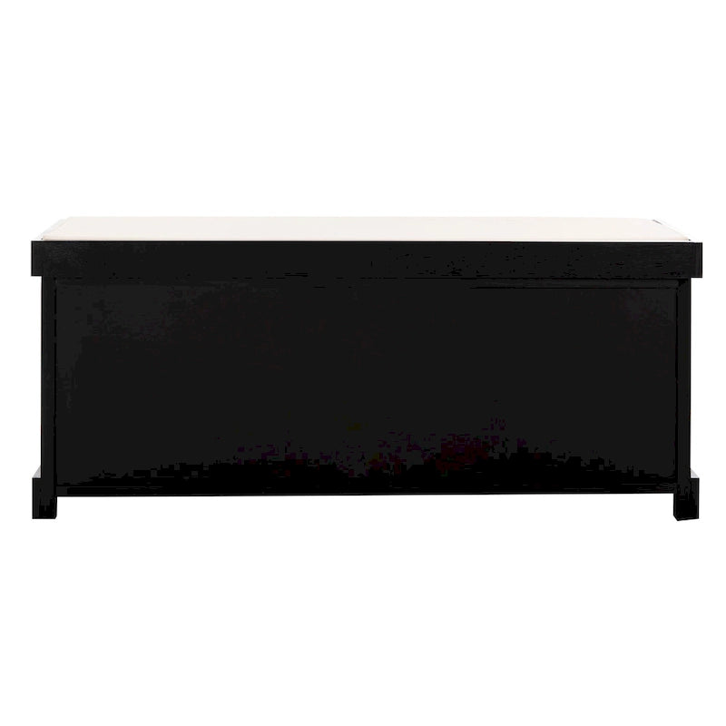SAFAVIEH Eola Banc de rangement gris/blanc - 47 x 16,1 x 19,9 - 47Wx16Px20H