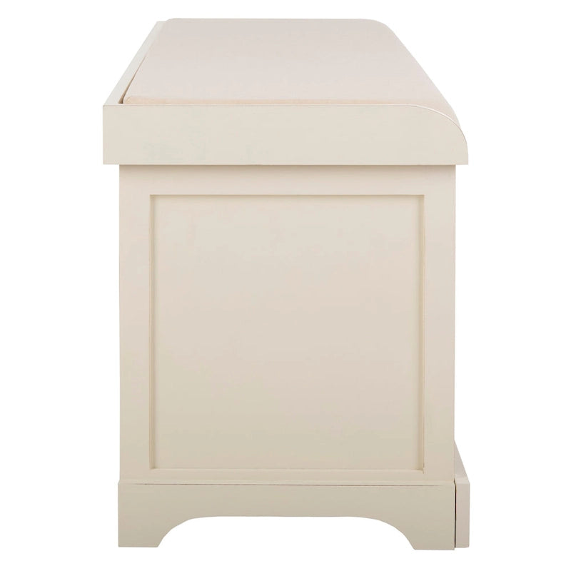 SAFAVIEH Eola Banc de rangement gris/blanc - 47 x 16,1 x 19,9 - 47Wx16Px20H
