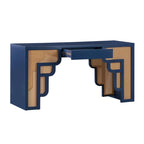 Bureau 1 tiroir Suzie Wood et Rotin