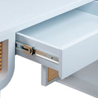 Bureau 1 tiroir Suzie Wood et Rotin