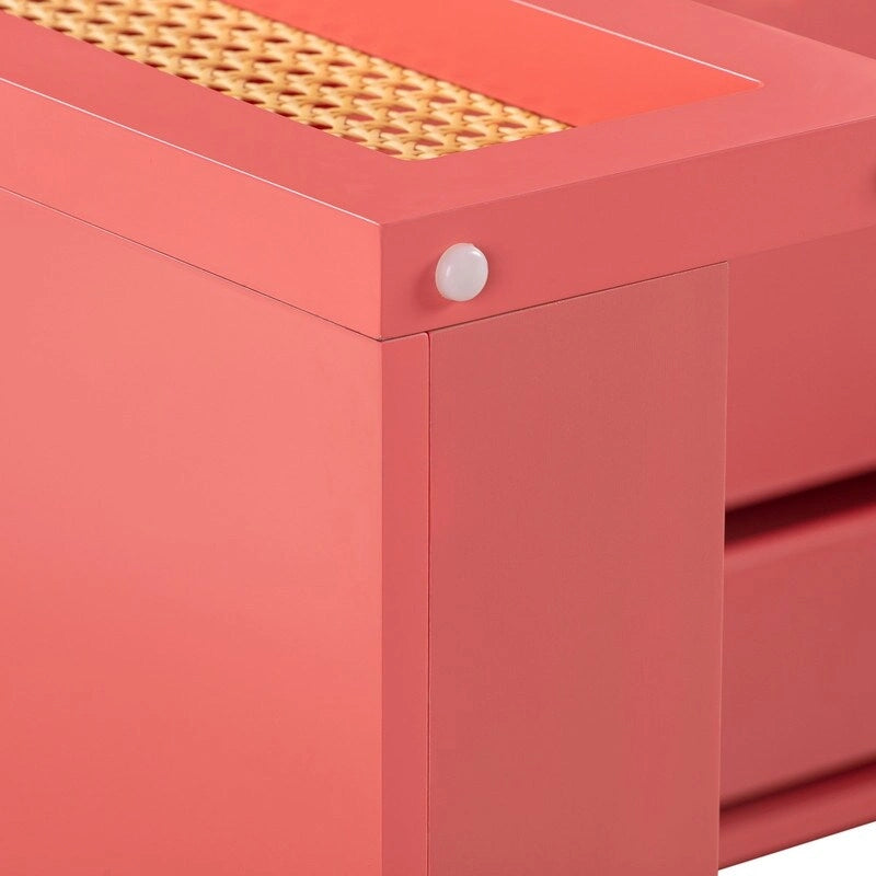 Bureau 1 tiroir Suzie Wood et Rotin