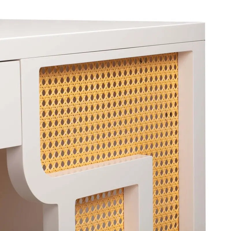 Bureau 1 tiroir Suzie Wood et Rotin