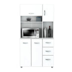 Meuble de rangement de cuisine blanc