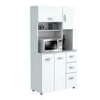 Meuble de rangement de cuisine blanc