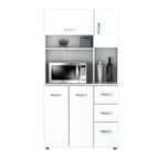 Meuble de rangement de cuisine blanc