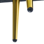 Banc d'entrée moderne rembourré de 61 cm avec siège en velours