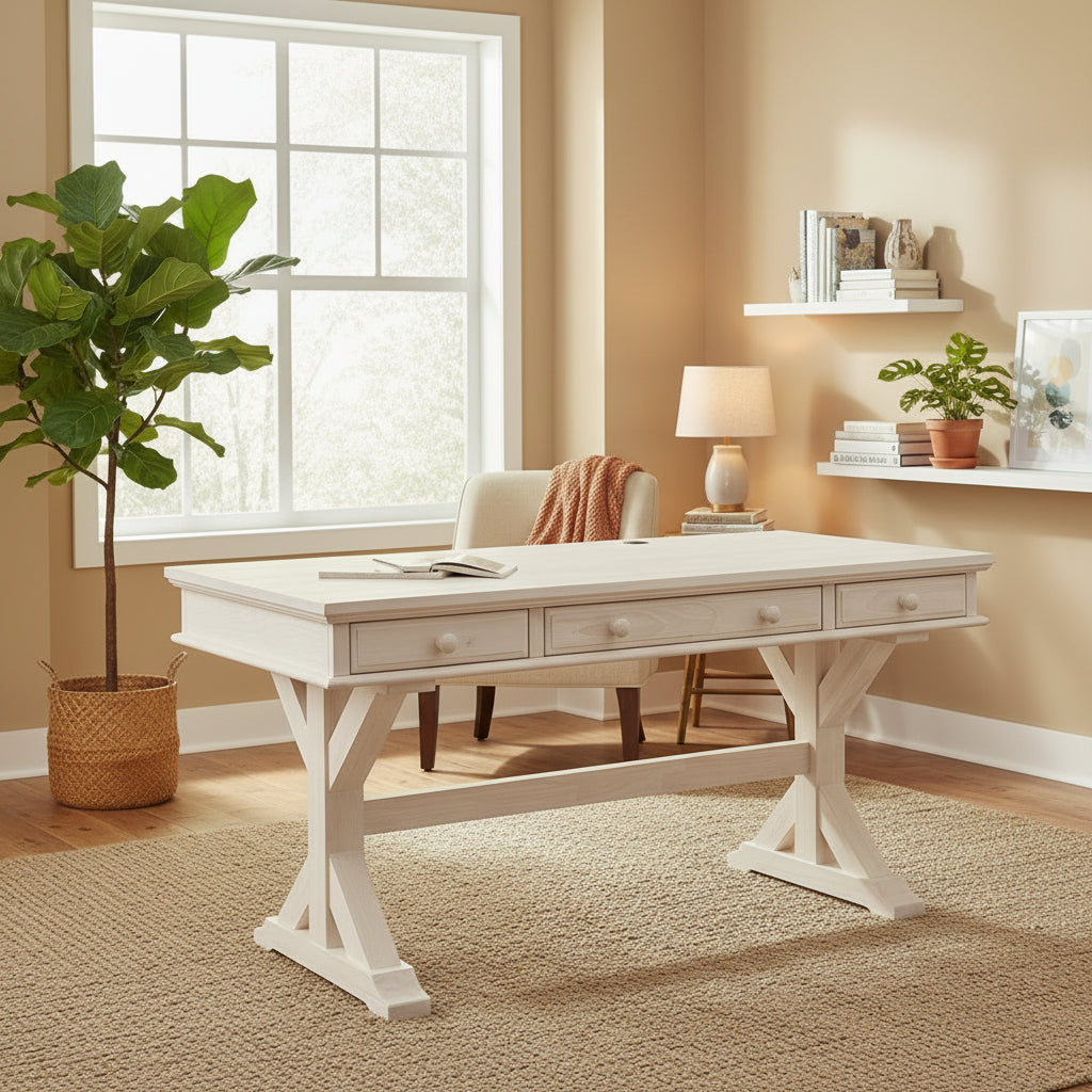 Executive Desk with Canyon Base