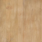 Table d'appoint ronde cannelée en bois massif marron foncé Terra