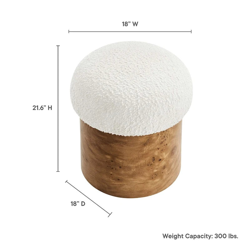 Ottoman tapissé Breeze Boucle