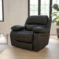 Fauteuil inclinable à bascule en cuir souple