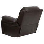 Fauteuil inclinable à bascule en cuir souple