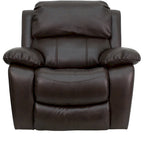 Fauteuil inclinable à bascule en cuir souple
