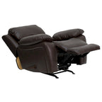 Fauteuil inclinable à bascule en cuir souple