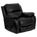 Fauteuil inclinable à bascule en cuir souple
