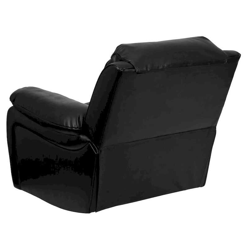 Fauteuil inclinable à bascule en cuir souple