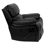 Fauteuil inclinable à bascule en cuir souple