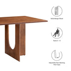 Table à manger rectangulaire en bois 70