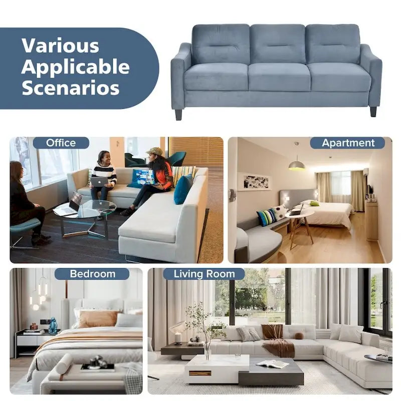 Canapés d'angle confortables pour salon/chambre/bureau/petits espaces