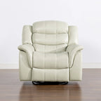 Fauteuil inclinable pivotant et coulissant manuel Rover 41,5 en similicuir