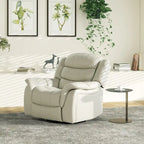 Fauteuil inclinable pivotant et coulissant manuel Rover 41,5 en similicuir