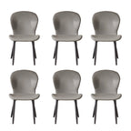 Set of 3/6/9/12 PU Leather Modern Dining Chairs - Comfortable, Easy-to-Clean, Contemporary Design for Kitchen or Dining Room