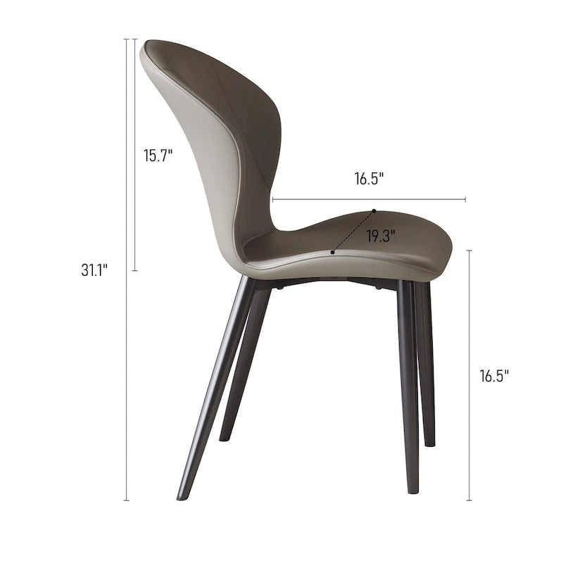Lot de 3/6/9/12 chaises de salle à manger modernes en cuir PU - Confortables, faciles à nettoyer, design contemporain pour cuisine ou salle à manger