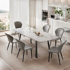 Lot de 3/6/9/12 chaises de salle à manger modernes en cuir PU - Confortables, faciles à nettoyer, design contemporain pour cuisine ou salle à manger