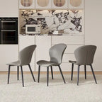Lot de 3/6/9/12 chaises de salle à manger modernes en cuir PU - Confortables, faciles à nettoyer, design contemporain pour cuisine ou salle à manger