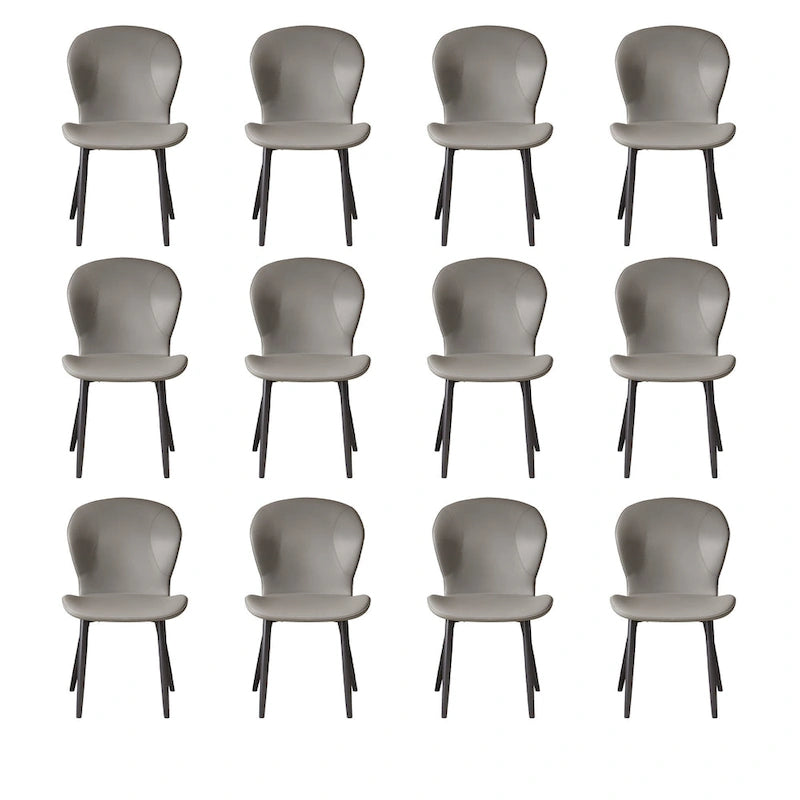 Lot de 3/6/9/12 chaises de salle à manger modernes en cuir PU - Confortables, faciles à nettoyer, design contemporain pour cuisine ou salle à manger