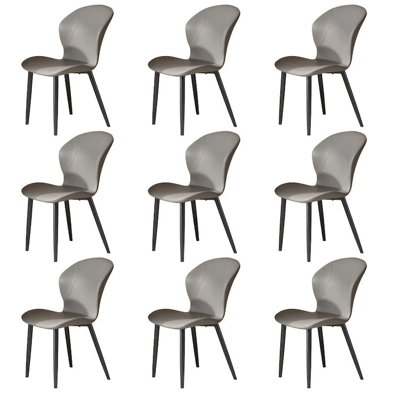Lot de 3/6/9/12 chaises de salle à manger modernes en cuir PU - Confortables, faciles à nettoyer, design contemporain pour cuisine ou salle à manger