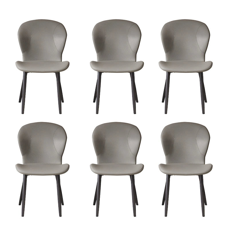 Lot de 3/6/9/12 chaises de salle à manger modernes en cuir PU - Confortables, faciles à nettoyer, design contemporain pour cuisine ou salle à manger