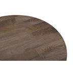 Table basse ronde en bois massif